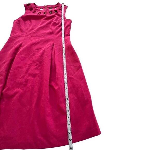 ELIZA J Pink Cut Out Neckline Sheath Dress NWT - Picture 6 of 9